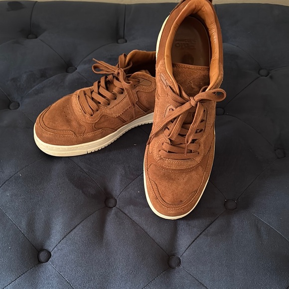 Polo Ralph Lauren Other - Polo Ralph Lauren Men's Brown Suede Master Sport Court Sneaker - Size: US 11.5